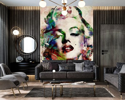 Marilyn Monroe canvas behang