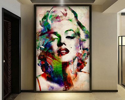 Marilyn Monroe canvas behang