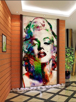 Marilyn Monroe canvas behang