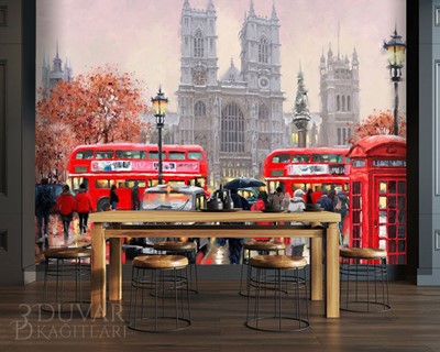 Londen Landschap Canvas Behang