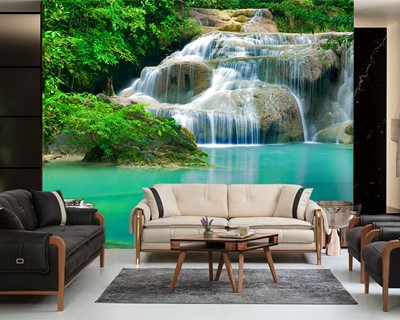 3D Waterval Foto Wallpaper