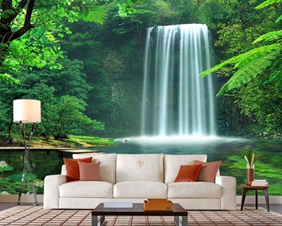 Waterval Foto 3D Achtergrond