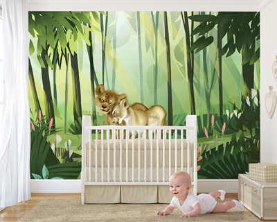 Tropische Babykamer Behang