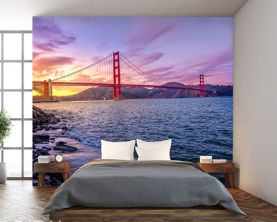 3D Golden Gate Bridge-achtergrond