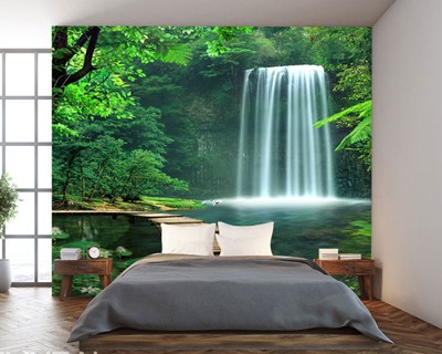 Waterval Foto 3D Achtergrond