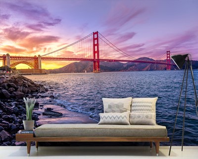 3D Golden Gate Bridge-achtergrond