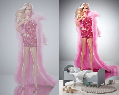 Barbie Pop Foto Achtergrond