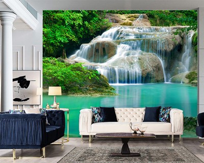 3D Waterval Foto Wallpaper