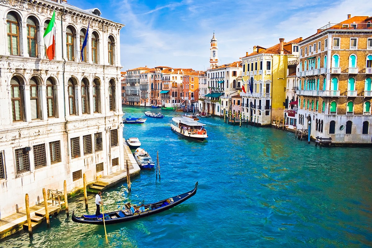 Venetië landschap behangmodel