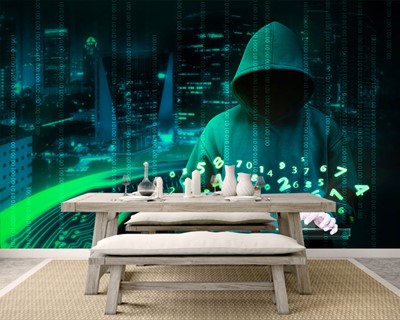 Hacker-look achtergrond