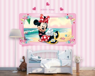 Minnie Mouse Meisjeskamer Behang