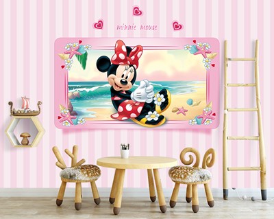 Minnie Mouse Meisjeskamer Behang