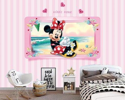 Minnie Mouse Meisjeskamer Behang