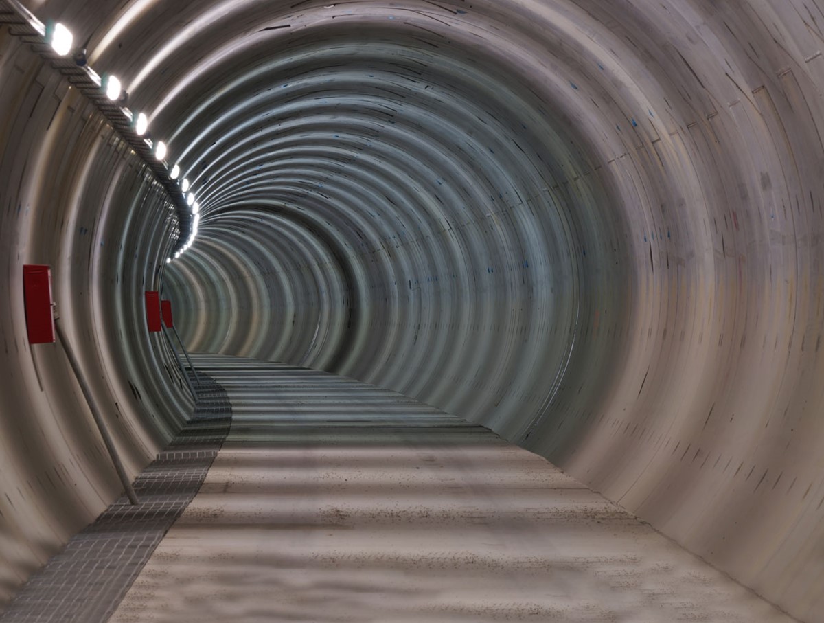 3D Tunnel Muurposter Tunnel