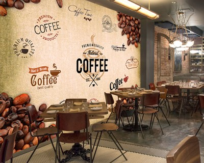 3D Cafe Wallpapers-modellen