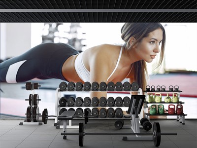 Fitness Gym Wallpaper-modellen
