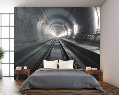 tunnel foto behang