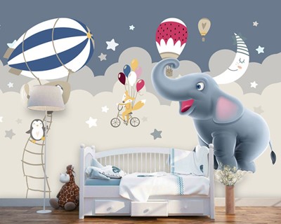 Babykamer Leuke Helden Wallpaper