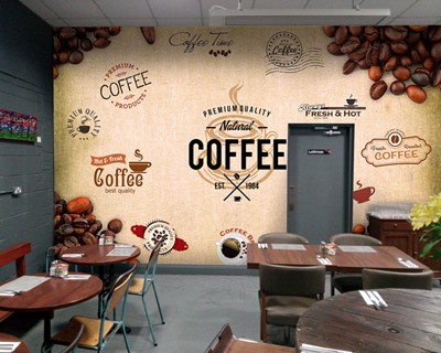 3D Cafe Wallpapers-modellen