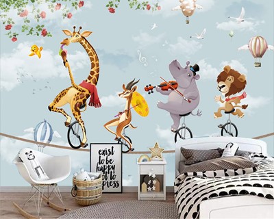 Dieren Kinderkamer Wallpapers