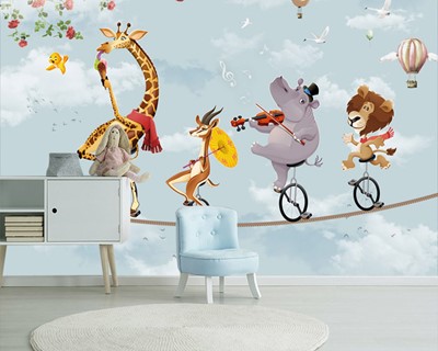 Dieren Kinderkamer Wallpapers