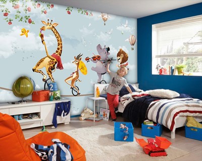 Dieren Kinderkamer Wallpapers