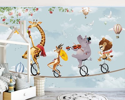 Dieren Kinderkamer Wallpapers