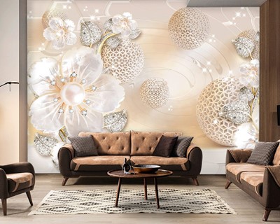 Tv-meubel Wallpaper 3D