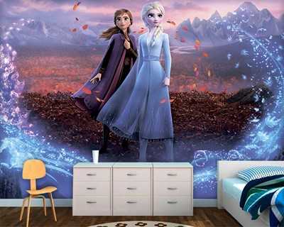 Elsa en Anna Foto Wallpaper