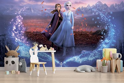 Elsa en Anna Foto Wallpaper