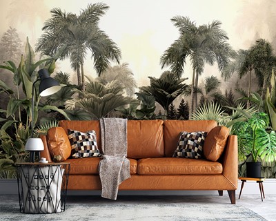 Tropische Palmen Behang