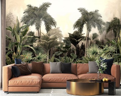 Tropische Palmen Behang