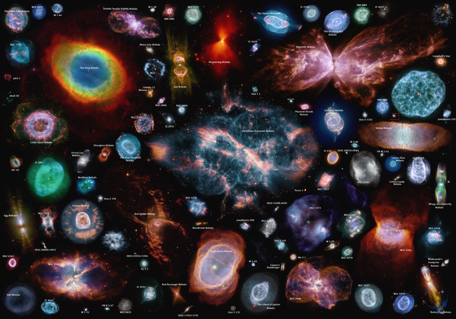 Achtergrond van de ruimte en sterrenstelsels