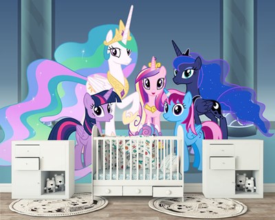 Prinses Celestia Babykamer Behang