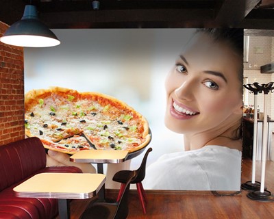 Pizza Restaurant Behang