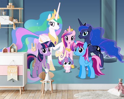 Prinses Celestia Babykamer Behang