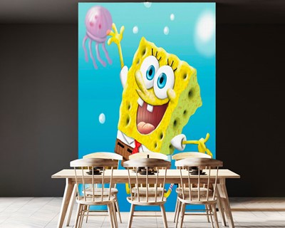 SpongeBob thema kinderkamer behang