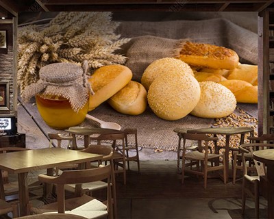 Brood Thema Bakker Behang