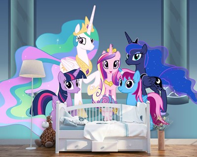 Prinses Celestia Babykamer Behang