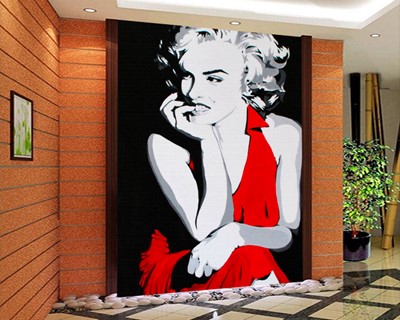 Marilyn Monroe Tekening Behang