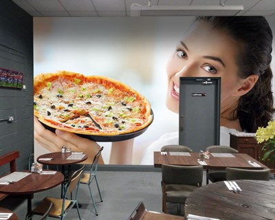 Pizza Restaurant Behang