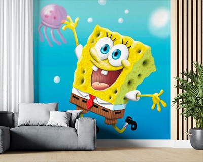 SpongeBob thema kinderkamer behang