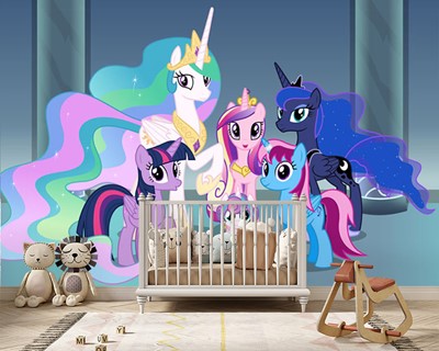 Prinses Celestia Babykamer Behang