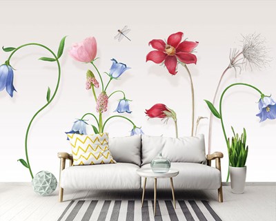 Floral Artistic Wallpaper