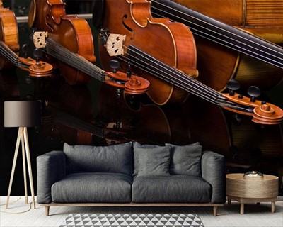 Violin Themed Wallpaper
