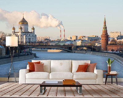 Russia Moscow City View Wallpaper
