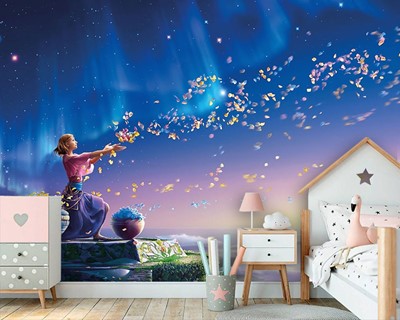 Fantasie Animatie Kinderkamer Behang