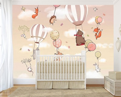 Babykamer Wallpaper Afbeelding