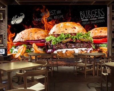 Hamburger Foto Achtergrond