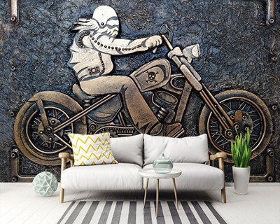 Biker Design Behang